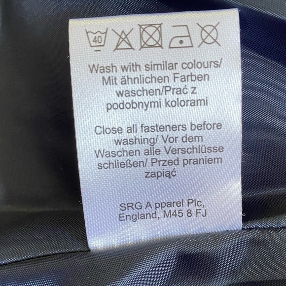 GO-TO-K-YO Brand Tokyo Laundry Navy Blue Puffer Vest Size: S - Picture 7 of 8